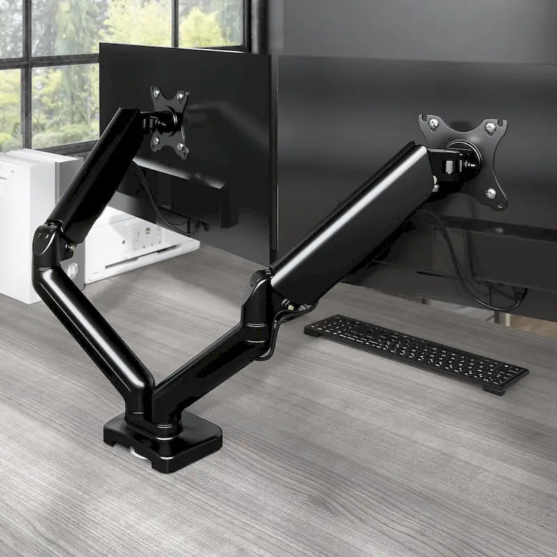 Support double moniteur réglable avec port USB