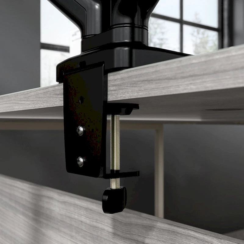 Support double moniteur réglable avec port USB