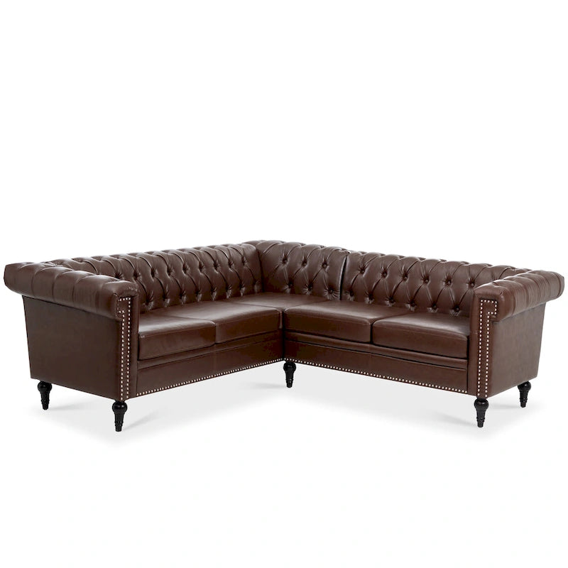 Canapé modulaire de luxe, en cuir PU