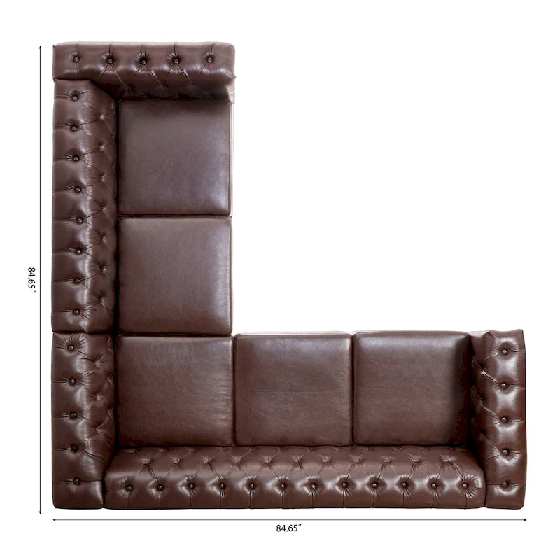 Canapé modulaire de luxe, en cuir PU
