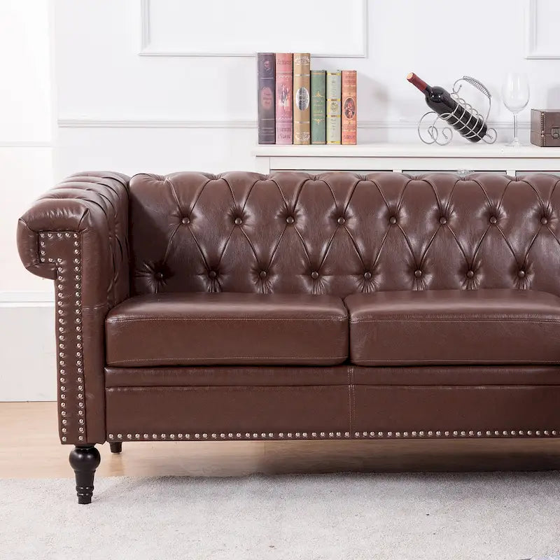 Canapé modulaire de luxe, en cuir PU