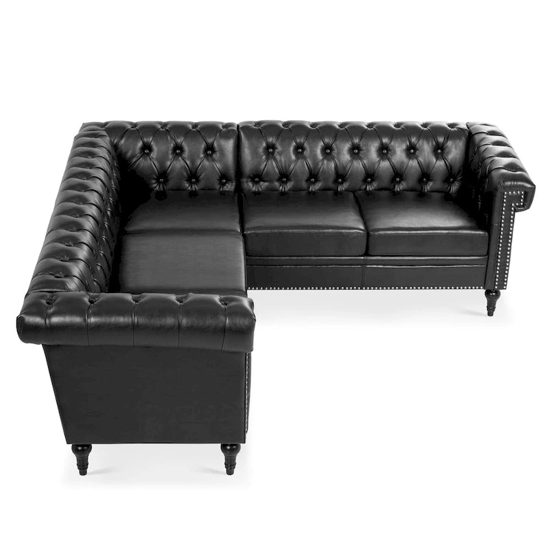 Canapé modulaire de luxe, en cuir PU