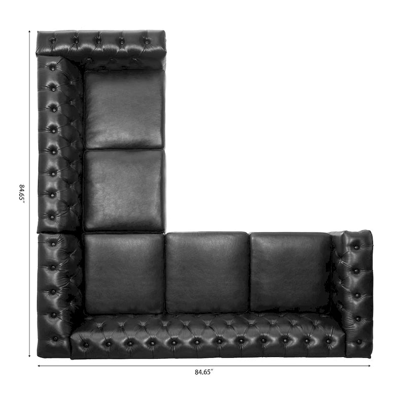 Canapé modulaire de luxe, en cuir PU