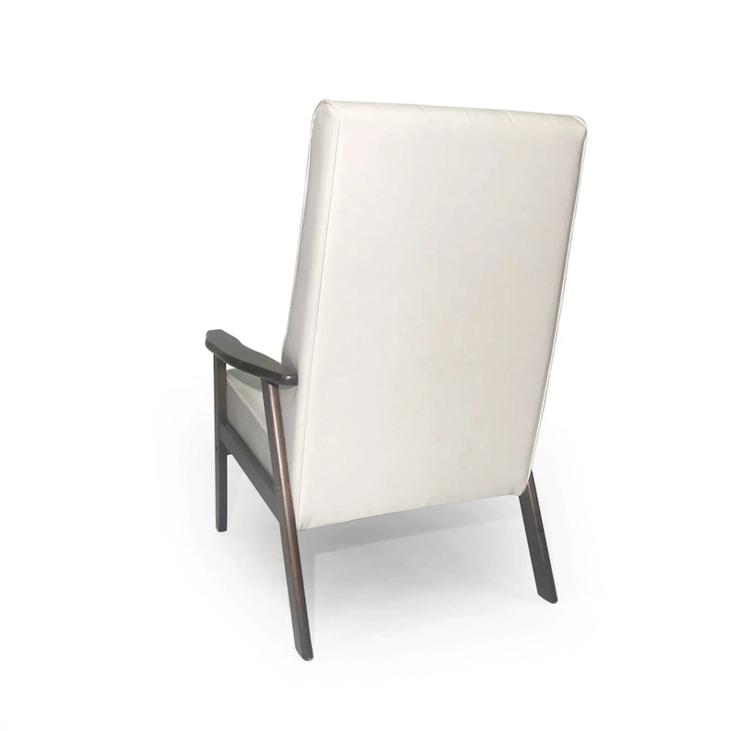 Fauteuil d'appoint dossier haut en similicuir 25,75 po