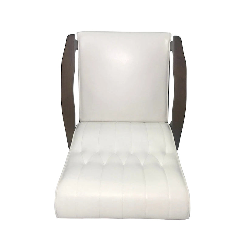 Fauteuil d'appoint dossier haut en similicuir 25,75 po