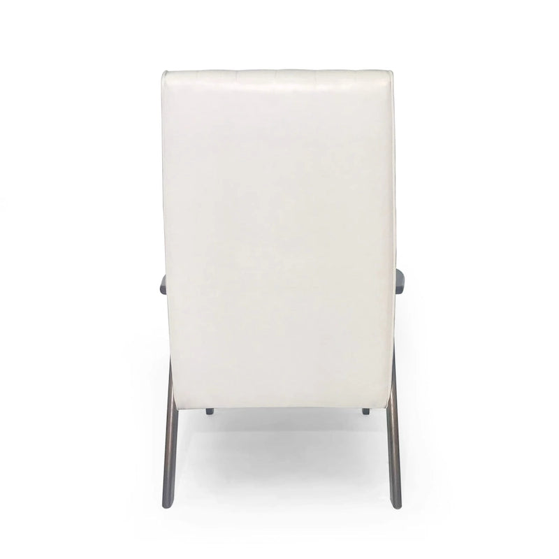Fauteuil d'appoint dossier haut en similicuir 25,75 po