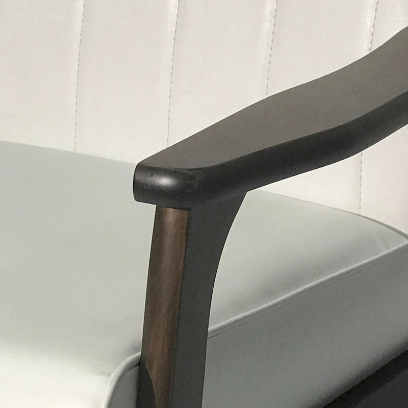 Fauteuil d'appoint dossier haut en similicuir 25,75 po