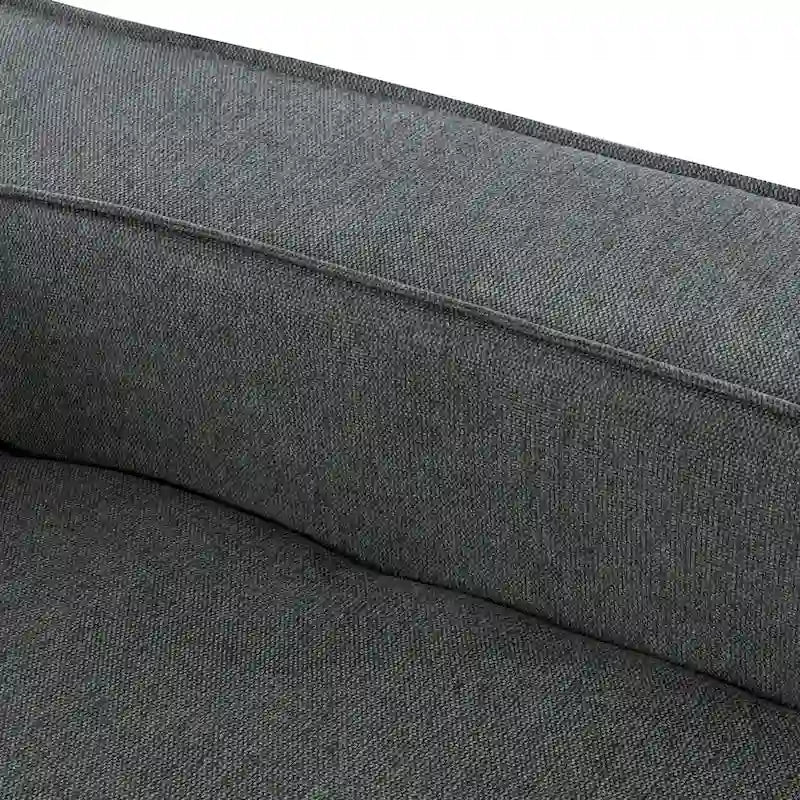 Gris 125 Canapé inclinable moderne à 4 places pour la relaxation dans le salon, convertible intérieur