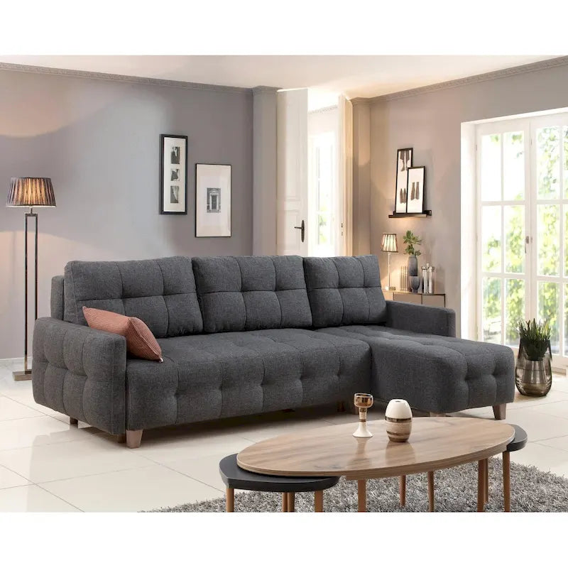 Canapé d'angle modulable