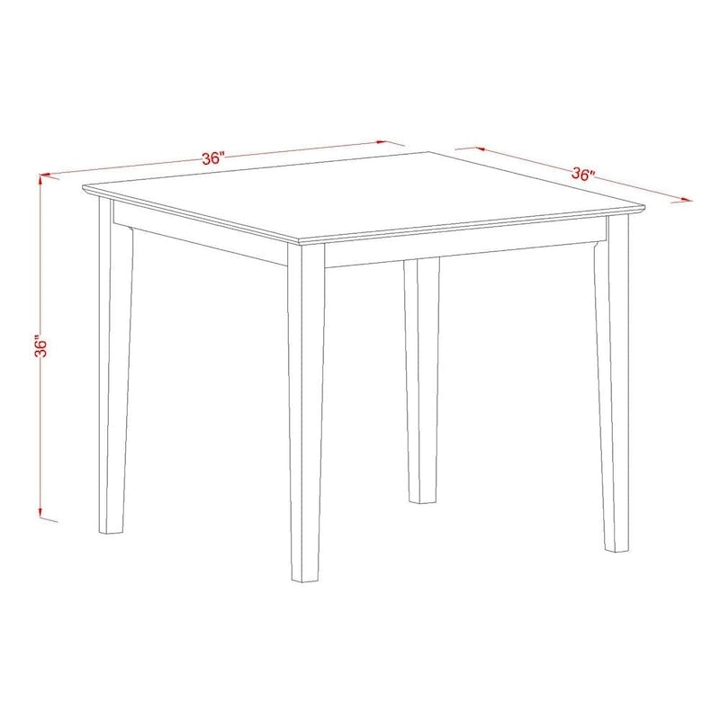Table et chaises de bar trois pièces en acajou