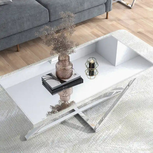 Table basse miroir de 47 pouces