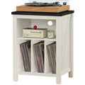 Meuble pour Platine Vinyle avec Rangement de Disques Vinyles – 15,74 P x 19,68 L x 29,01 H