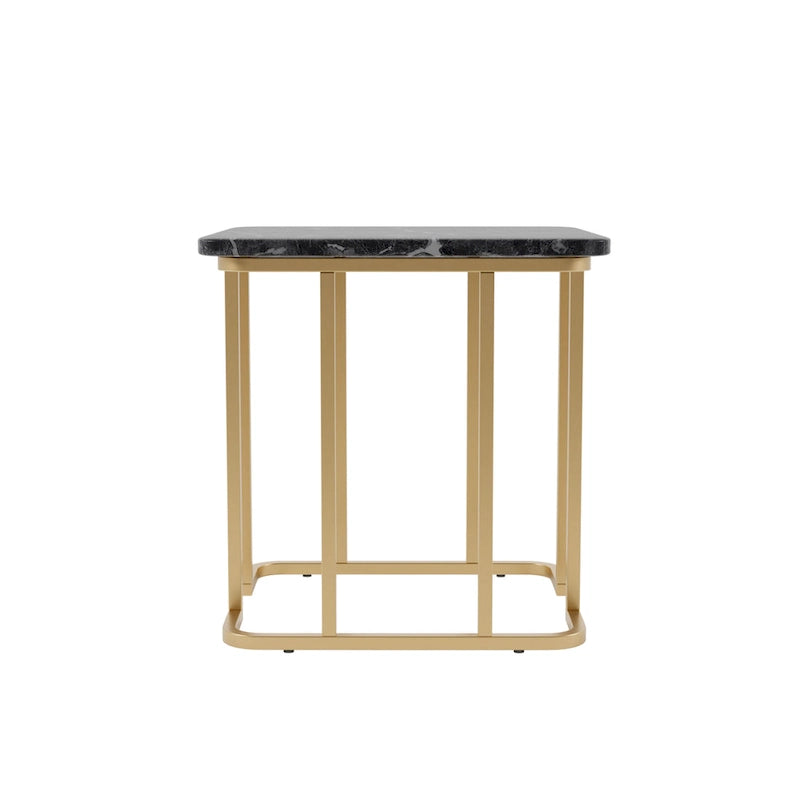 Table d'appoint style moderne 24 pouces aspect marbre