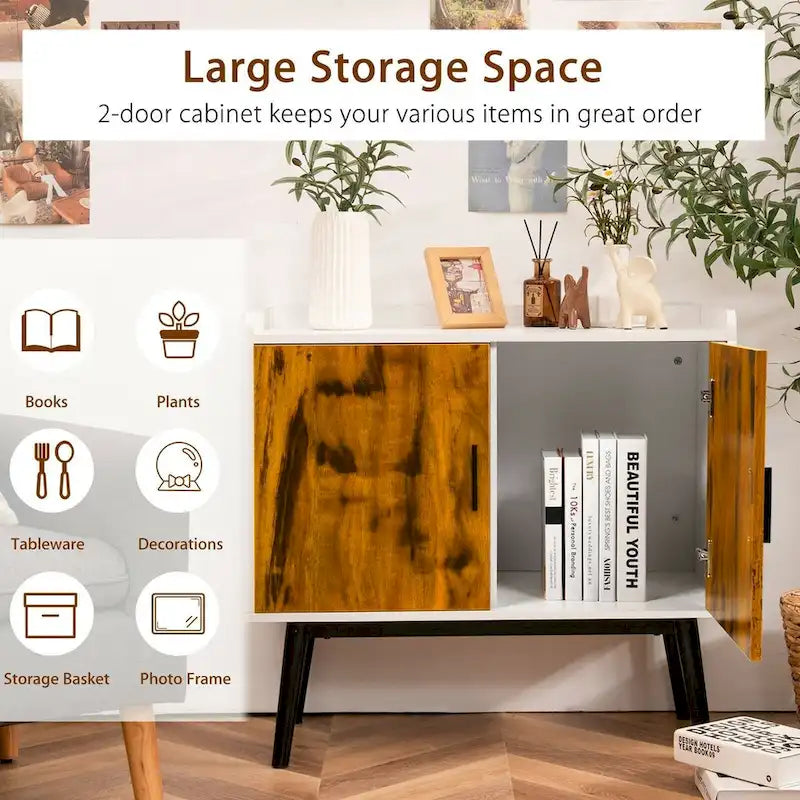 meuble de rangement en bois de style médiéval