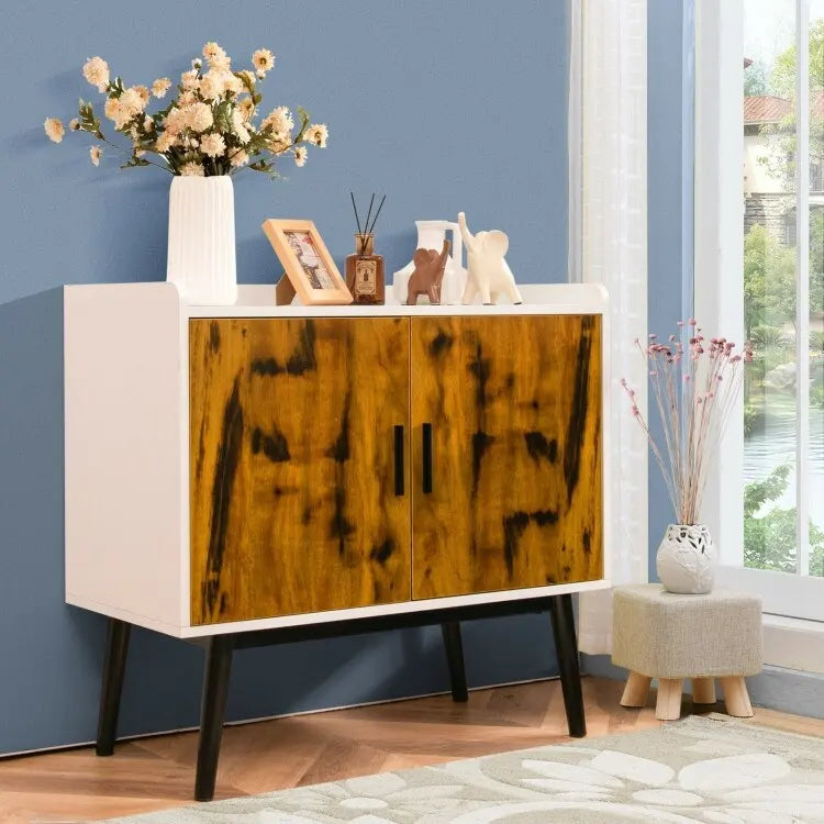 meuble de rangement en bois de style médiéval