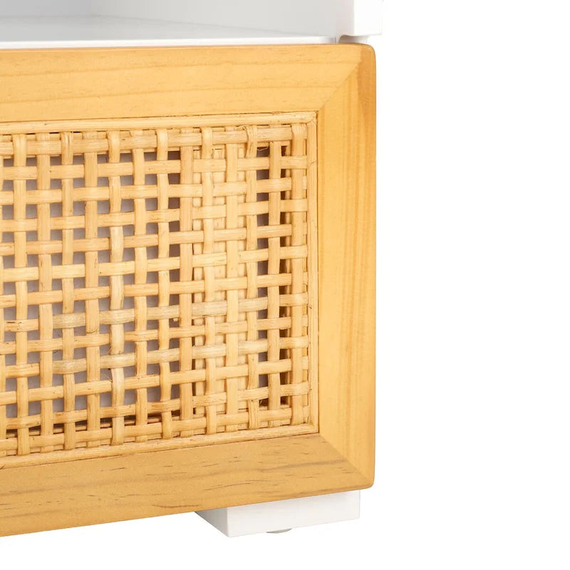 Meuble TV à tiroirs doubles et à couche unique