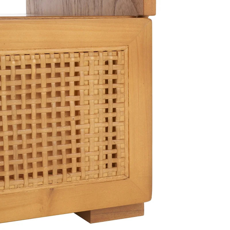 Meuble TV à tiroirs doubles et à couche unique