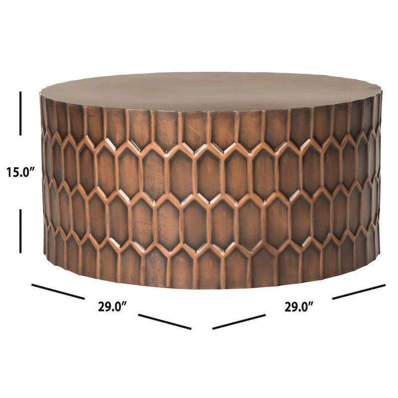 Table basse en bronze