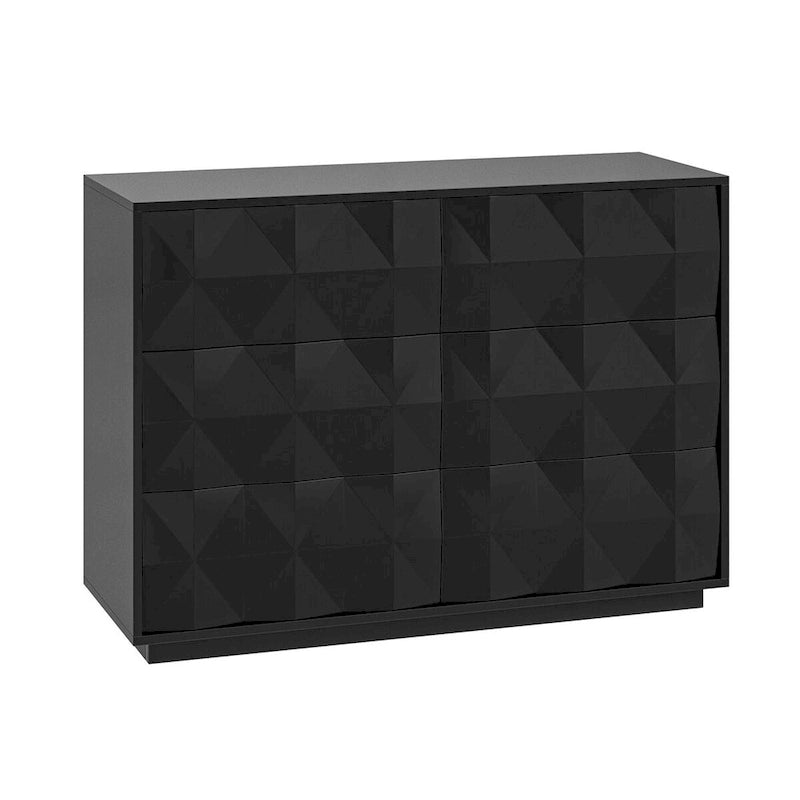 Commode moderne à six tiroirs