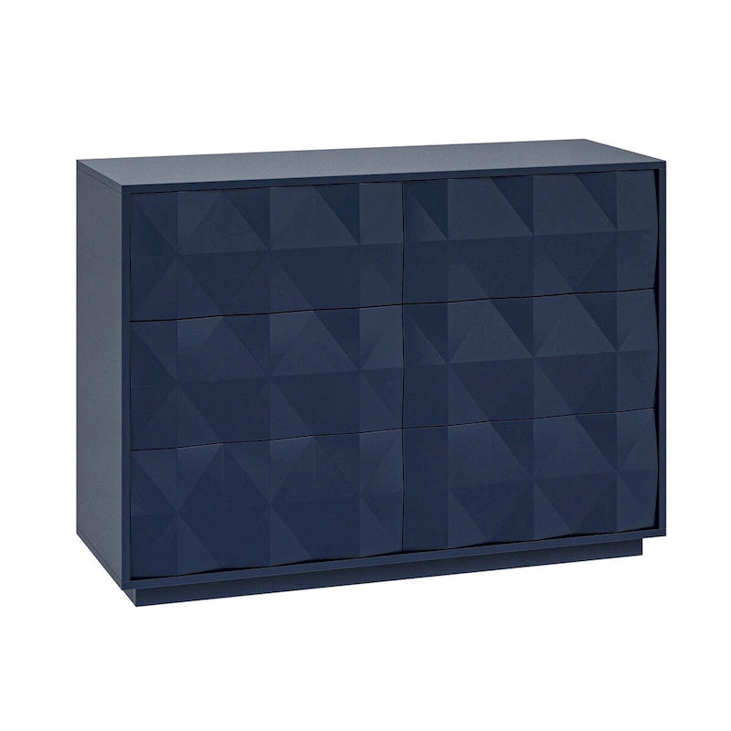 Commode moderne à six tiroirs