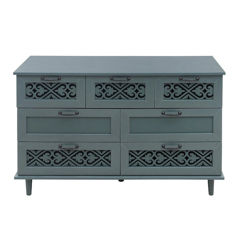 Commode 7 tiroirs Meuble américain convenant à une chambre à coucher