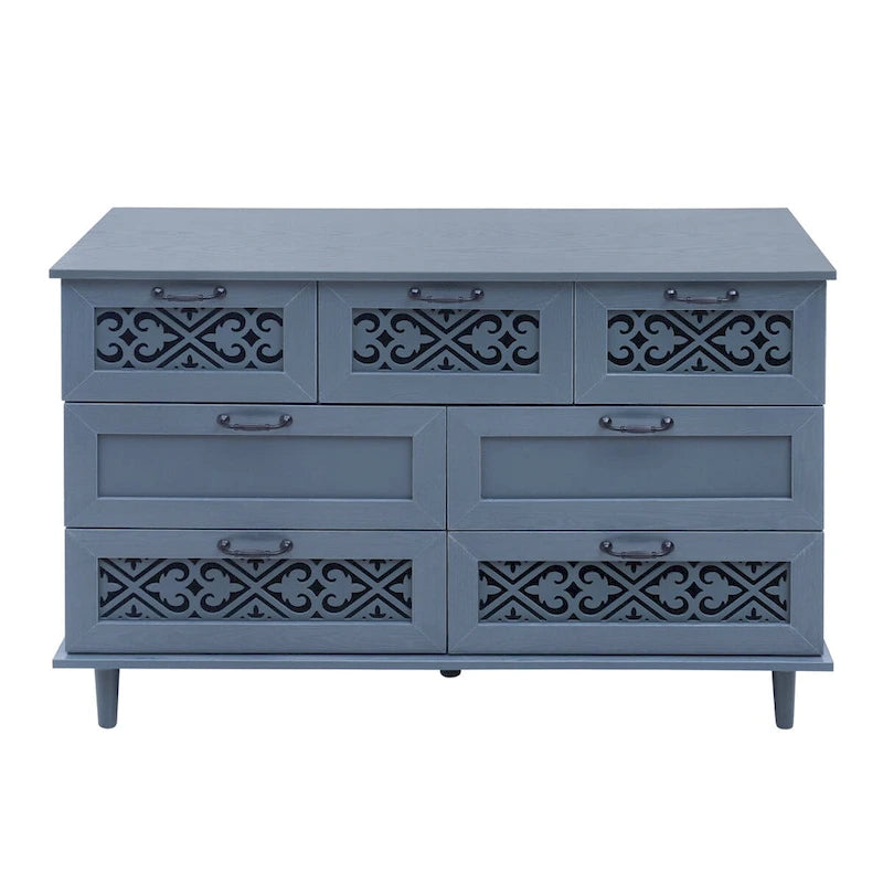 Commode 7 tiroirs Meuble américain convenant à une chambre à coucher
