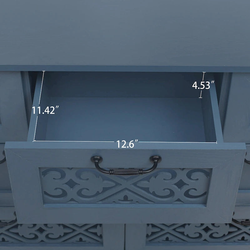 Commode 7 tiroirs Meuble américain convenant à une chambre à coucher
