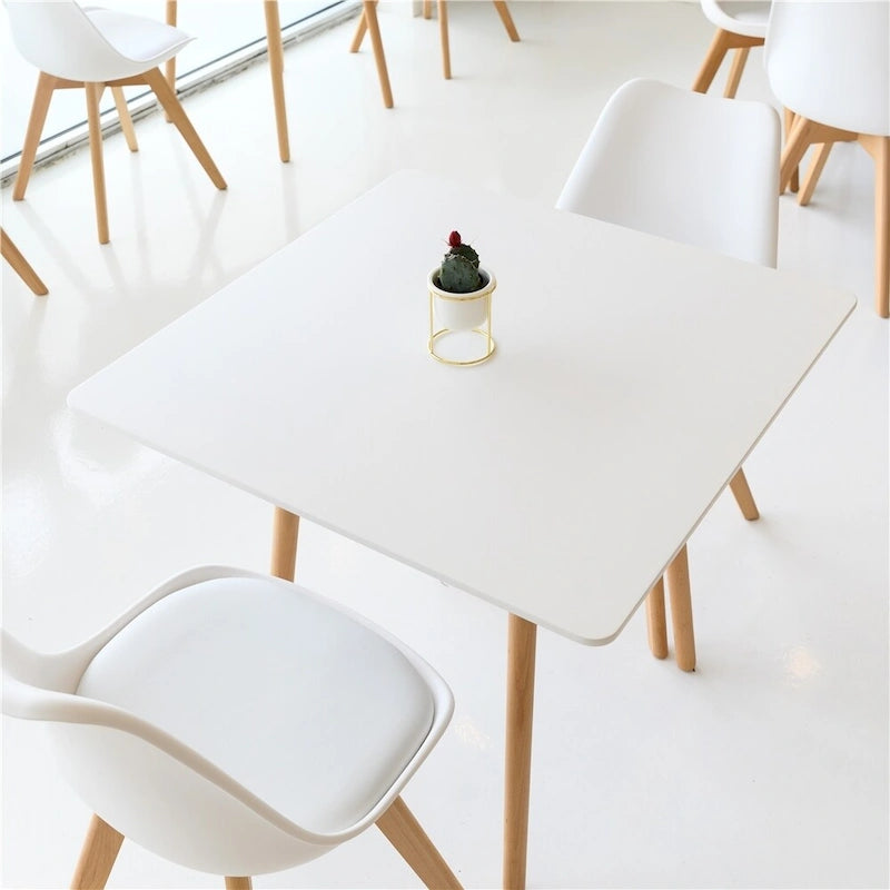 Chaises de salle à manger modernes rembourrées (lot de 4)