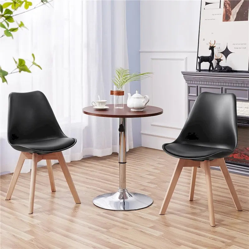 Chaises de salle à manger modernes rembourrées (lot de 4)
