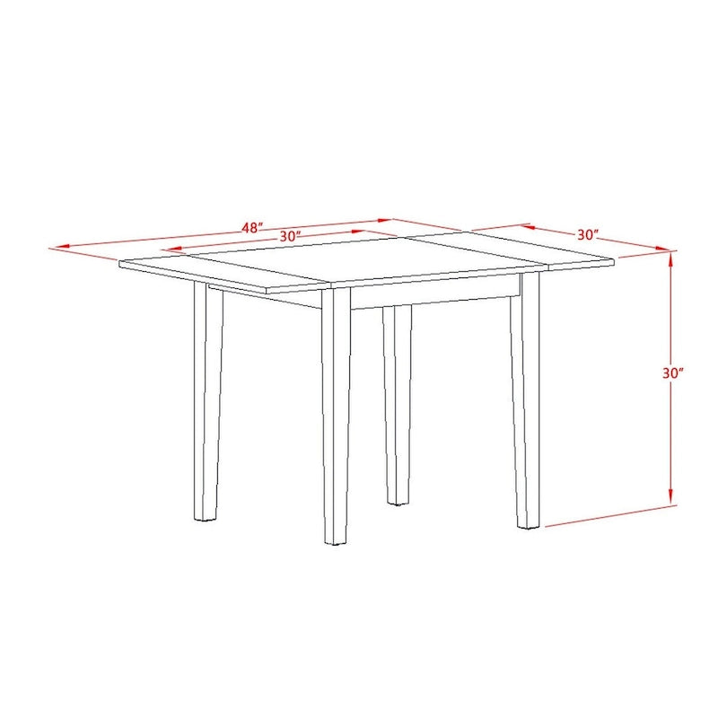 Table à manger rectangulaire et chaises de salle à manger en similicuir, couleur chêne