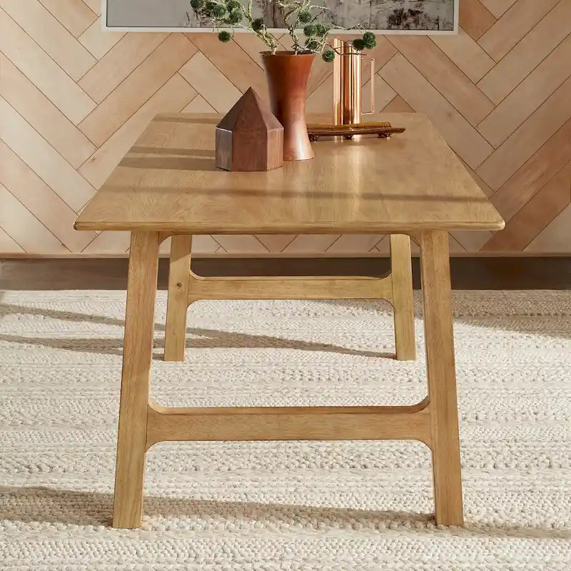 Table de salle à manger style nordique en placage bois (71 cm)