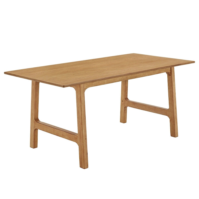 Table de salle à manger style nordique en placage bois (71 cm)