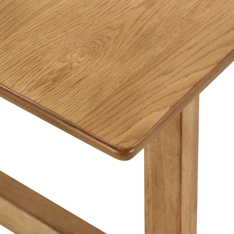 Table de salle à manger style nordique en placage bois (71 cm)